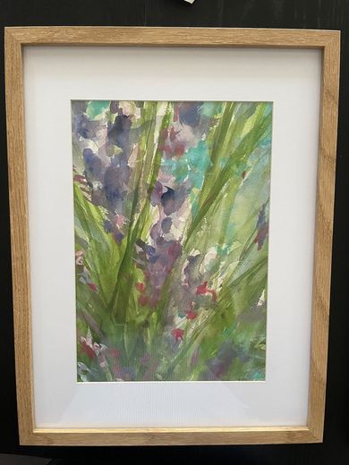 Fleurs des champs, aquarelle